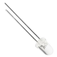 LED， 白， スルーホール実装， 5 mm (Tー1 3/4)， C513AーWSNーCX0Z0231 1ロット(25個)（直送品）