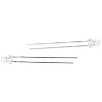 LED， 青， スルーホール実装， 3 mm 砲弾型 (Tー1)， Lー34QBCーD 1ロット(50個)（直送品）