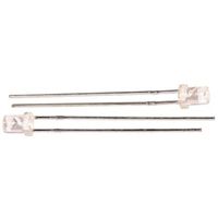 LED， 赤， スルーホール実装， 3 mm 砲弾型 (Tー1)， Lー47XEC 1ロット(50個)（直送品）