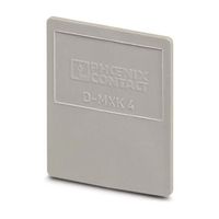Phoenix Contact DINレール取付用端子アクセサリ エンドカバー DーMXK 4シリーズ 0561015 1箱(50個)（直送品）