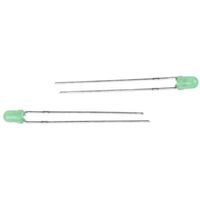 LED， 緑， スルーホール実装， 3 mm 砲弾型 (Tー1)， Lー7104PGD 1ロット(50個)（直送品）