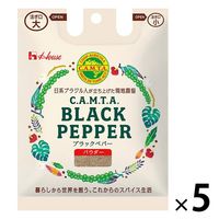 【アウトレット】ハウス食品 C.A.M.T.A. ブラックペパー（パウダー）袋入り 26g 1セット（5個）