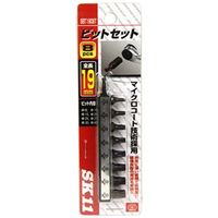 藤原産業 SK11 19mmビット 8本組 4977292203920 1セット(4セット)（直送品）