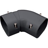 因幡電機産業 平面コーナー自在コーナー(45°ー90°) LDKSー70 黒 LDKS-70-K 1セット(2個)（直送品）