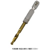 藤原産業 SK11 六角軸Tin鉄ドリル 微短 4.5mm 1セット(4個)（直送品）
