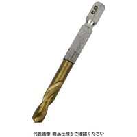 藤原産業 SK11 六角軸Tin鉄ドリル 微短 6.0mm 1セット(4個)（直送品）