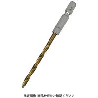 藤原産業 SK11 六角軸Tin鉄ドリル 普通 3.8mm 1セット(5個)（直送品）