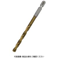 藤原産業 SK11 六角軸Tin鉄ドリル 普通 6.0mm 1セット(4個)（直送品）