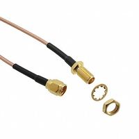 Cinch Connectors 同軸ケーブル， オスSMA メスSMA， 300mm， 415-0031-012（直送品）