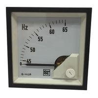 Sifam Tinsley 周波数メータ アナログ Sigmaシリーズ ZQ74-46243N1CAW0ST 1個（直送品）