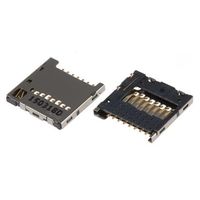 Molex， メモリカードコネクタ， MicroSD 8 極， メス プッシュ / プル 104031-0811（直送品）