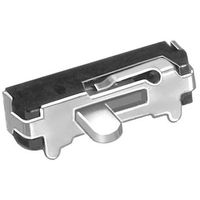 スライドスイッチ 単極単投(SPST) 200 mA @ 12 V dc， 300 6 500 4 dc MMS 124 1ロット(5個)（直送品）