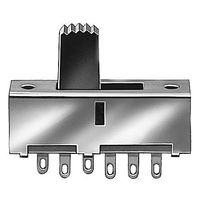 スライドスイッチ 双極単投(DPST) 300 mA @ 30 V dc MFS 231 P-POM 1ロット(5個)（直送品）