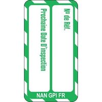 日本ブレイディ ナノタグ Brady 緑地に白 言語:フランス式 NAN-FR-NAN-GPI-GN-20 1袋(20個)（直送品）