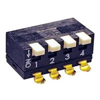 knitterーswitch ディップスイッチ， フラット， 8PST SBP 8108 1ロット(20個)（直送品）