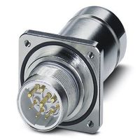 Phoenix Contact 丸型コネクタ， 4 + 3 PE極， M23， パネルマウント， 1607056 1個（直送品）