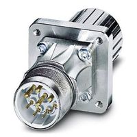 Phoenix Contact 丸型コネクタ， 4 + 3 PE極， M23， パネルマウント， 1605567 1個（直送品）