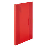 キングジム ホルサック クリアーホルダーファイル（透明） 赤 12枚収納 6191TWアカ 1冊