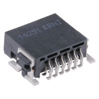 ERNI Electronics 基板接続用ピンヘッダ 12極 1.27mm 2列 154763 1ロット(560個)（直送品）