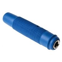 Hirschmann Test ＆ Measurement バナナソケット メス 青 真鍮