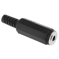 Lumberg フォーンコネクタ 3.5 mm ケーブルマウント ステレオ 1520