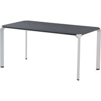 【車上渡し】アール・エフ・ヤマカワ スパイダーテーブル 幅1501×奥行801×高さ720mm ダークグレー 1台（直送品）