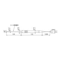 チノー 針状形T熱電対温度センサ YC520-11T 1本（直送品）