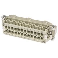 ハーティング Harting オスインサート Han E シリーズ オス 24極 16A 500 V 24 B 09330242601 1個（直送品）
