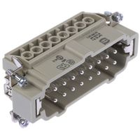 ハーティング HARTING オスインサート Han E シリーズ オス 16極 16A 500 V 16 B 09330162601 1個（直送品）