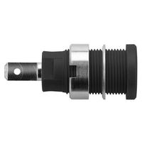 Schutzinger バナナソケット メス 黒， SEB 6450 Ni / SW 1ロット(5個)（直送品）