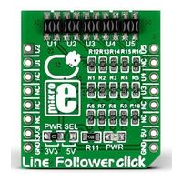 Line Follower ClickmikroBus Clickボード QRE1113 MIKROEー1999 1個（直送品）