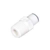 Legris エア継手 コネクタA:R 1/8 コネクタB:プッシュイン8 mm チューブねじ込み 6505 08 10WP2（直送品）