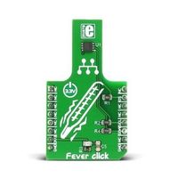 MikroElektronika 温度センサ Fever ClickmikroBus Clickボード MAX30205 MIKROE-2554（直送品）