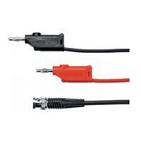 Schutzinger 同軸テストリード， 黒 ， 赤， 2m KO 89-58 / 200 SW 1個（直送品）