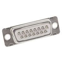 Amphenol FCI Dーsubコネクタ， 15極， メス， パネルマウント， DA15S064TLF 1ロット(100個)（直送品）