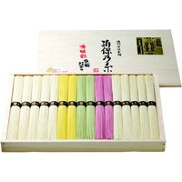 マルキ 【お中元ギフト・熨斗付き】マルキ 揖保乃糸 特級色麺 MS-30 489976 1セット（直送品）