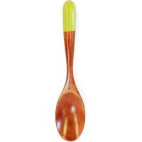 かのりゅう スプーン 20cm カレースプーン beni 紅紫檀 木製 天然木 日本製 緑 365205 1個（直送品）