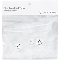 ＳＨＡＲＥＹＤＶＡサンプル用チップＮ クリア （ラウンド） アソートセット ２５０Ｐ 113719 1個（直送品）