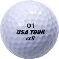 朝日ゴルフ USA TOUR α2 ホワイト　20個（直送品）