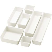 タイガークラウン 引出し整理ケース7P ホワイト #6002 1パック