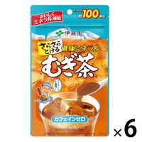 【水出し可】伊藤園 健康ミネラルむぎ茶 粉末 1箱（80g×6袋）