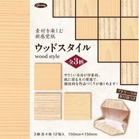 ショウワノート 新感覚紙 ウッドスタイル 15cm 830891 5個（直送品）