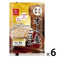 オーツ麦ごはん 180g（30g×6袋入り） 6個 はくばく