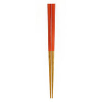 かのりゅう 箸 子供用 栗 天然木 山中塗 日本製