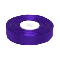 日本紐釦貿易 カラーリボン 巾18mm×29m お徳用10反 カラー/紫 AMK18-5-10 10巻セット（直送品）