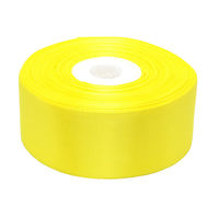 カラーリボン 巾36mm×29m お徳用 黄 AMK36-13-5 1セット(5巻セット)（直送品）