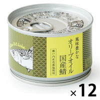 【アスクル・LOHACO限定】風味豊かなオリーブオイル国産鯖 12缶  オリジナル