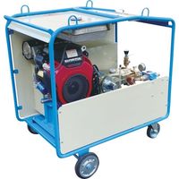 鶴見製作所 ツルミ 高圧洗浄機 エンジン駆動式(セルスタータタイプ) ラクセル HPJ-15350E 1台 348-3905（直送品）