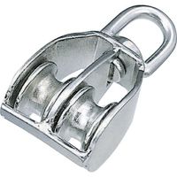 水本機械製作所 水本 ステンレス 豆ブロック2車 参考使用荷重240kgf A-1274 1個 251-1282（直送品）