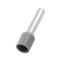 トラスコ中山 TRUSCO フェルール圧着端子 絶縁スリーブ付き 4ー12 100個入 FT4012-GY 1袋(100個)（直送品）